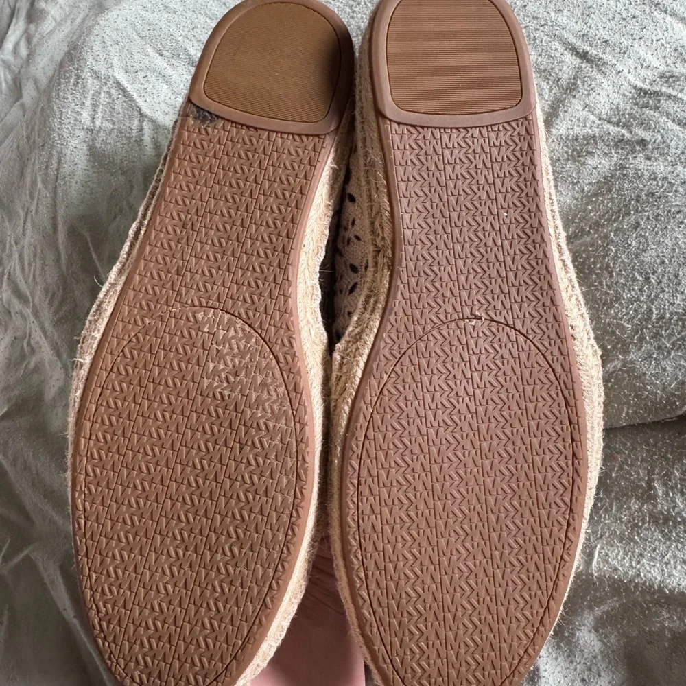 Michael Kors Blush Crochet Slip-On Flats